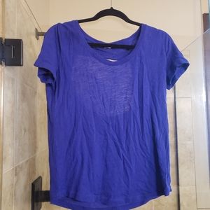 Open back t shirt by pink